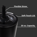 Black - Everyday Tumbler 20oz jn