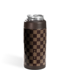 Autumn Checkers - Can Cooler (Slim) s7