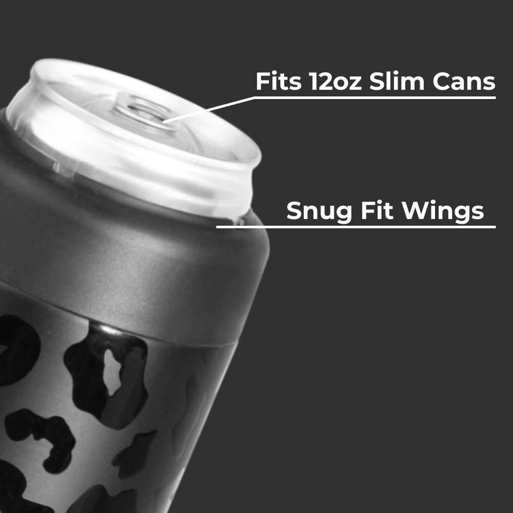 Black Leopard - Can Cooler (Slim) sb