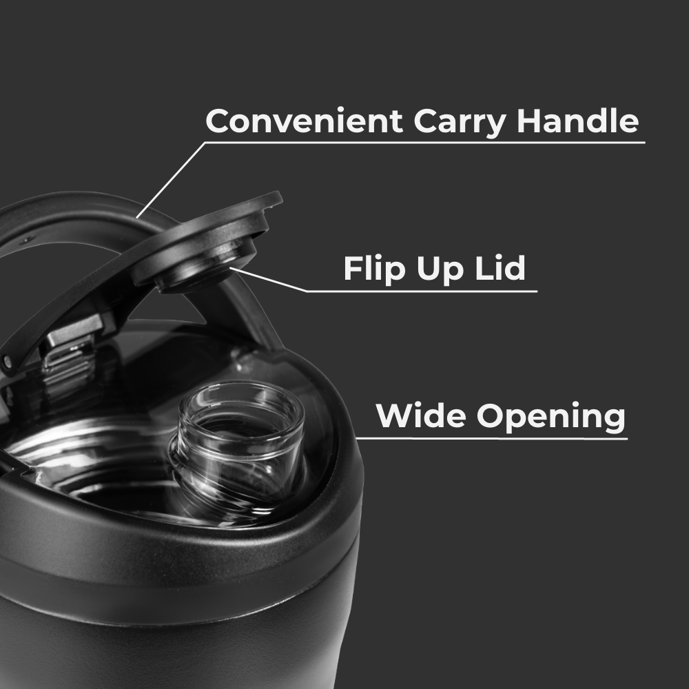 Black - Insulated Shaker (24oz) e4